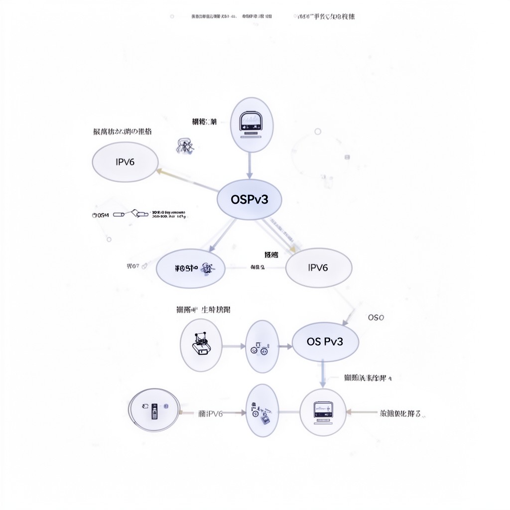 AI-generated illustration of OSPFv3