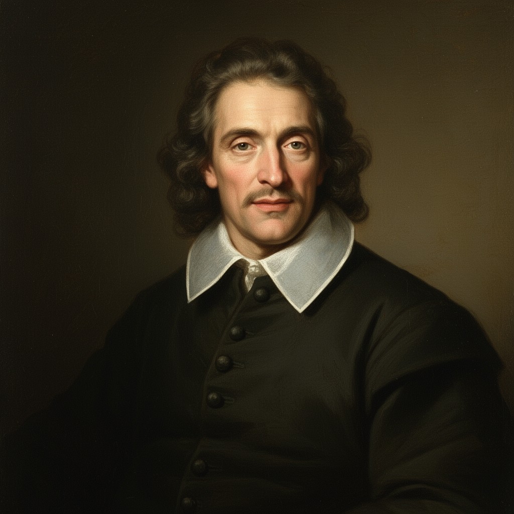 AI-generated illustration of Daniel Defoe