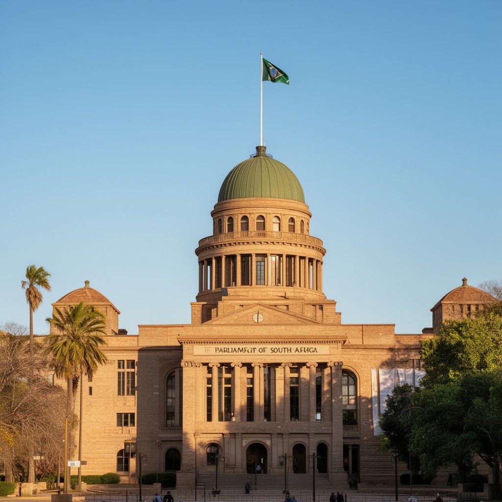 AI-generated illustration of Parliament of South Africa
