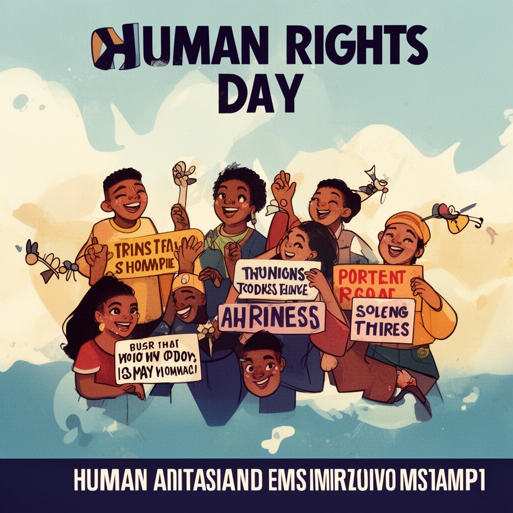 AI-generated illustration of Human Rights Day