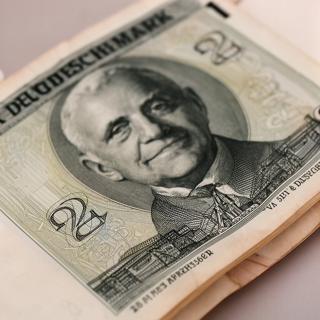 AI-generated illustration of Deutsche Mark