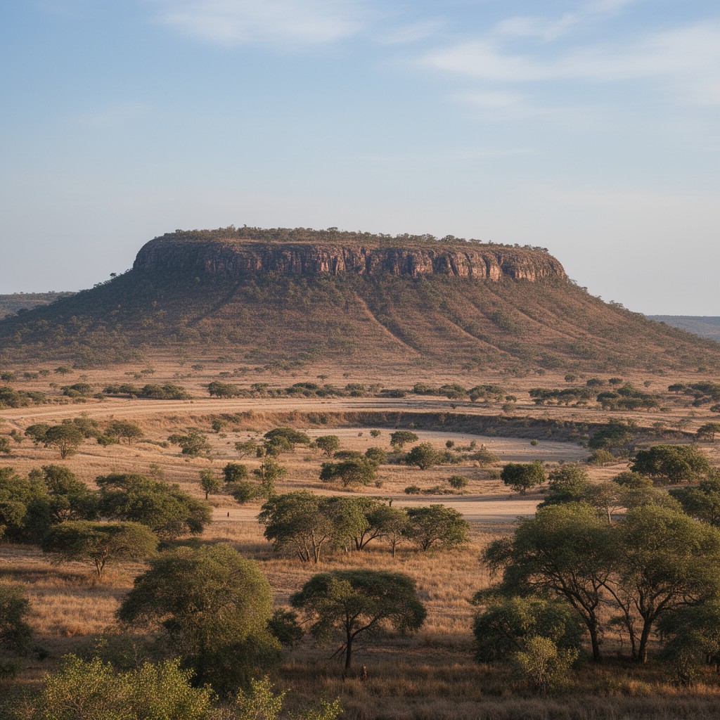 AI-generated illustration of Vredefort Dome