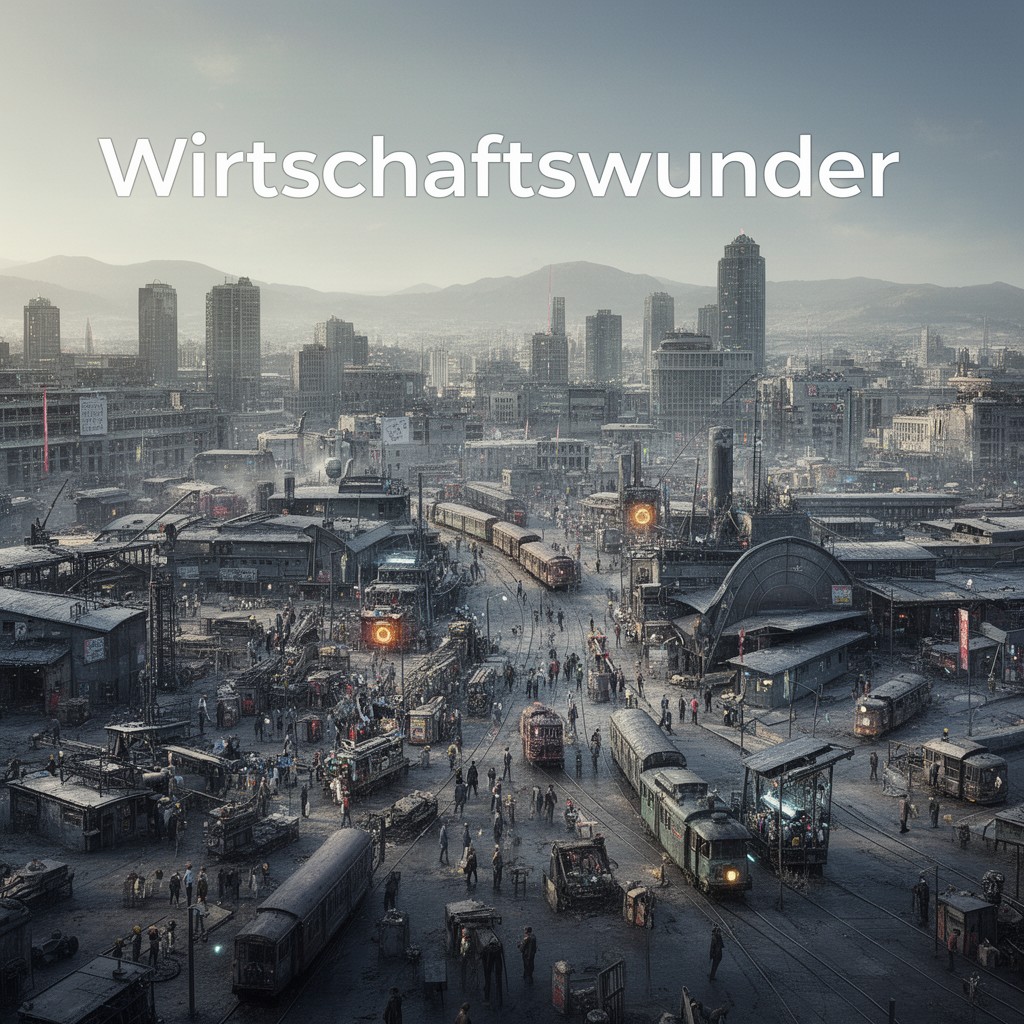 AI-generated illustration of Wirtschaftswunder