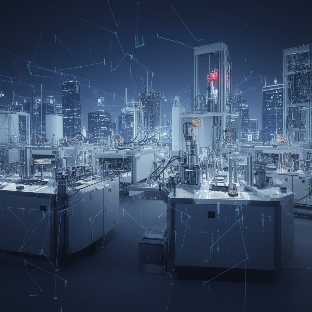 AI-generated illustration of Semiconductor Equipment & Materials