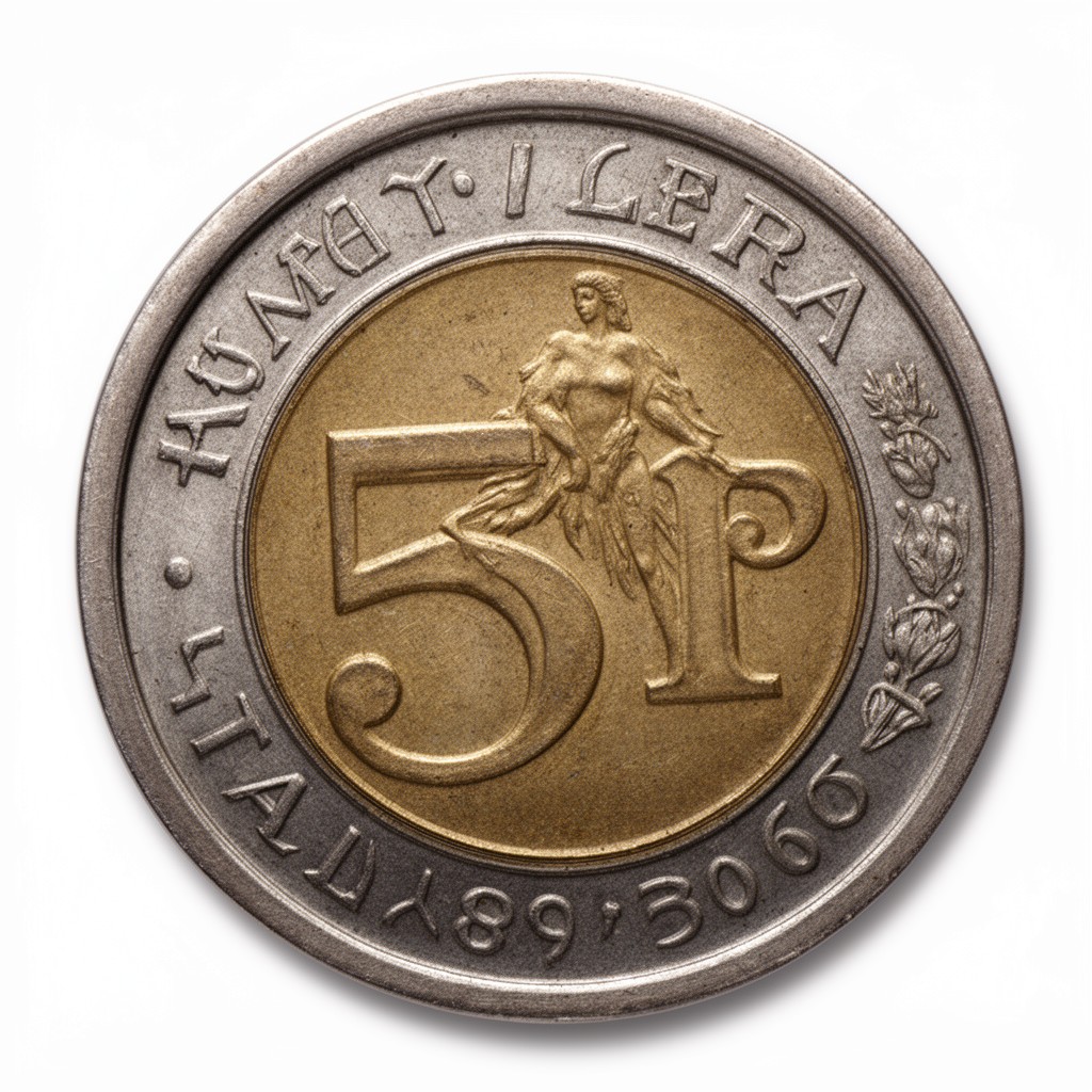 AI-generated illustration of Italian lira