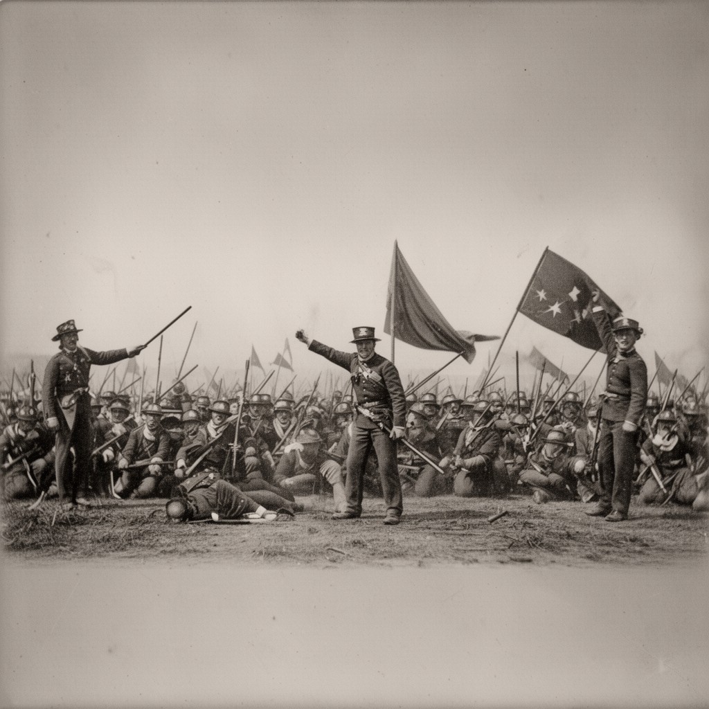 AI-generated illustration of Army of Northern Virginia