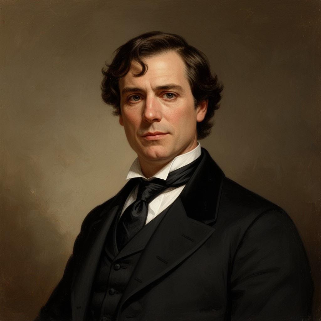 AI-generated illustration of George Atzerodt