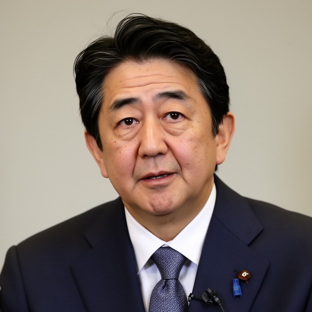 AI-generated illustration of Shinzo Abe
