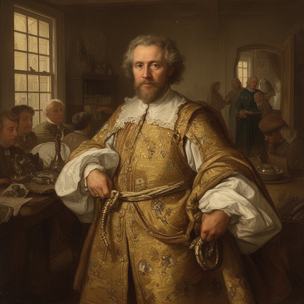 AI-generated illustration of Dutch Golden Age