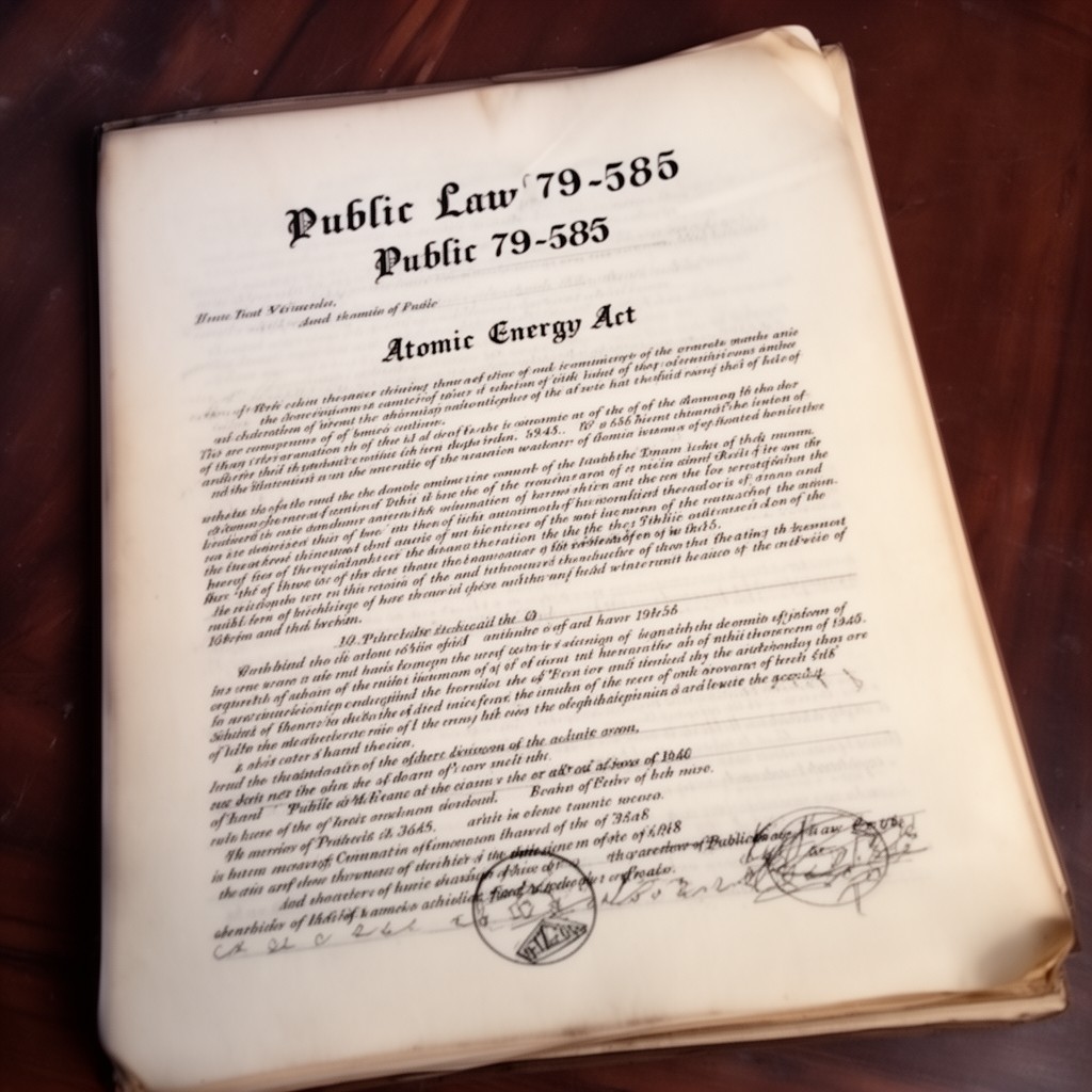 AI-generated illustration of Public Law 79-585
