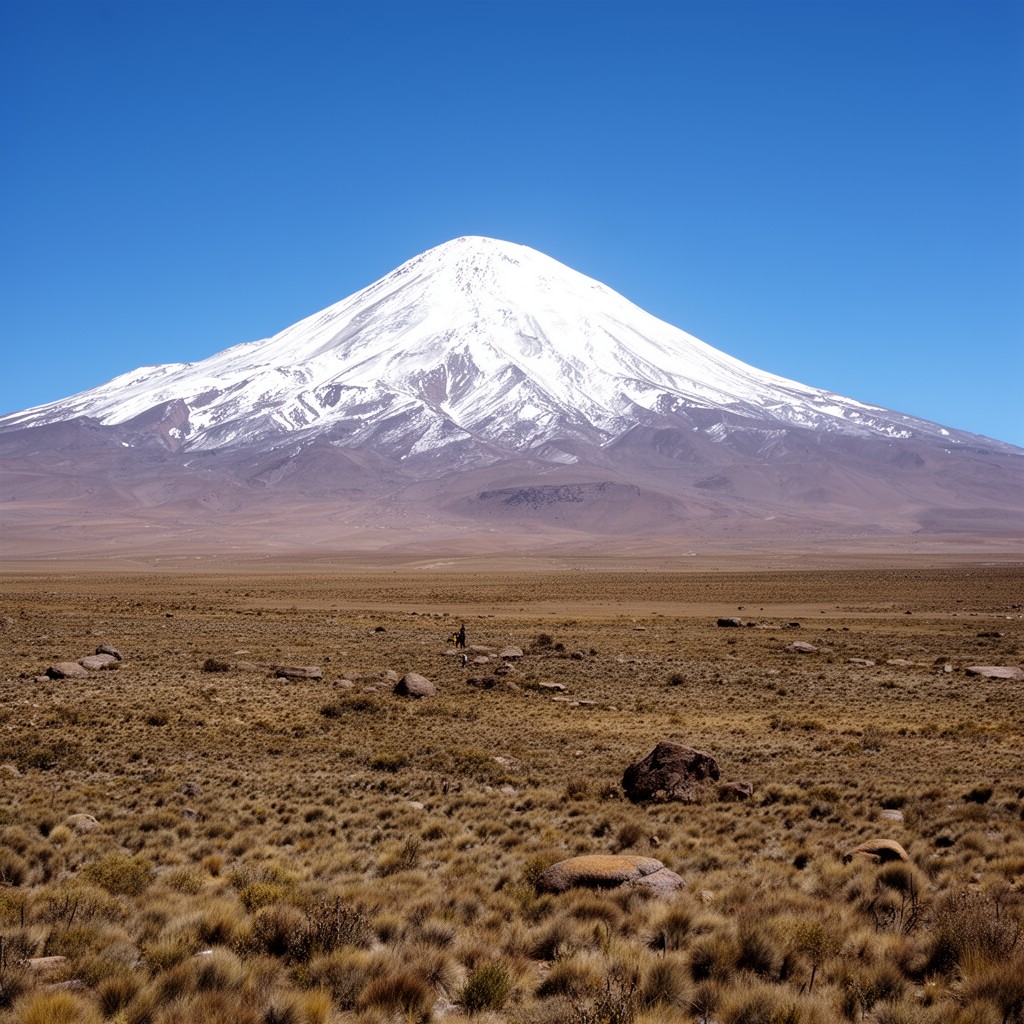 AI-generated illustration of Nevado Sajama