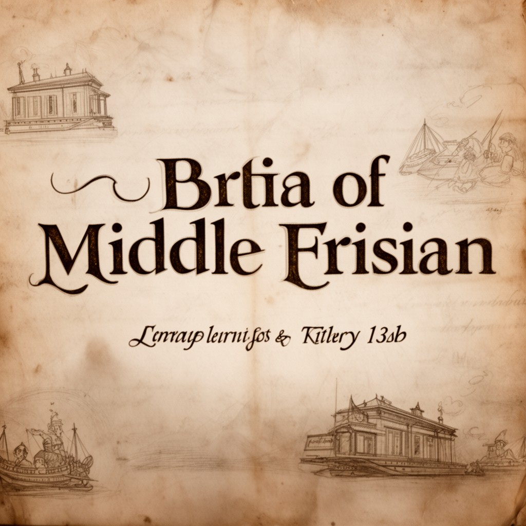 AI-generated illustration of Middle Frisian