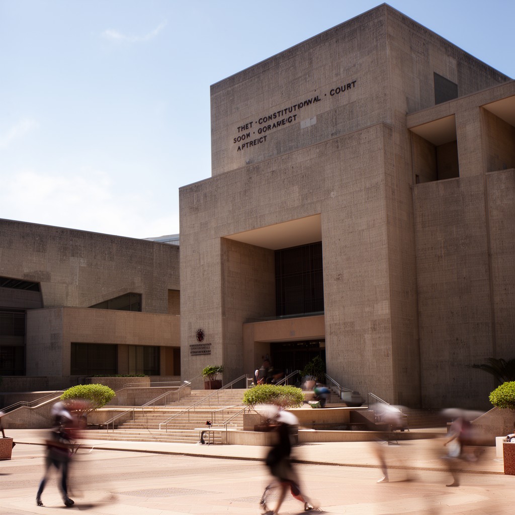 AI-generated illustration of Constitutional Court of South Africa