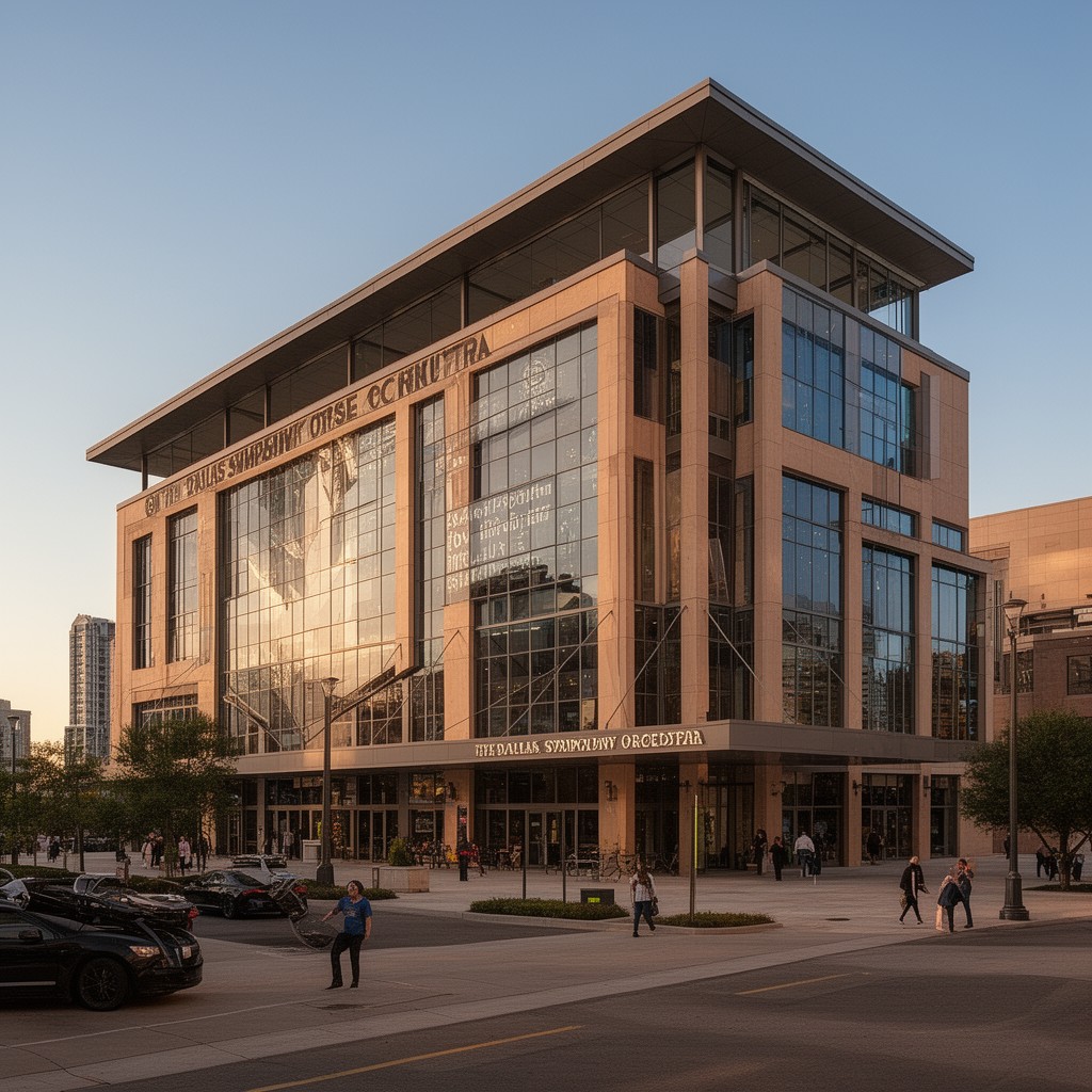 AI-generated illustration of Dallas Symphony Orchestra (headquarters)