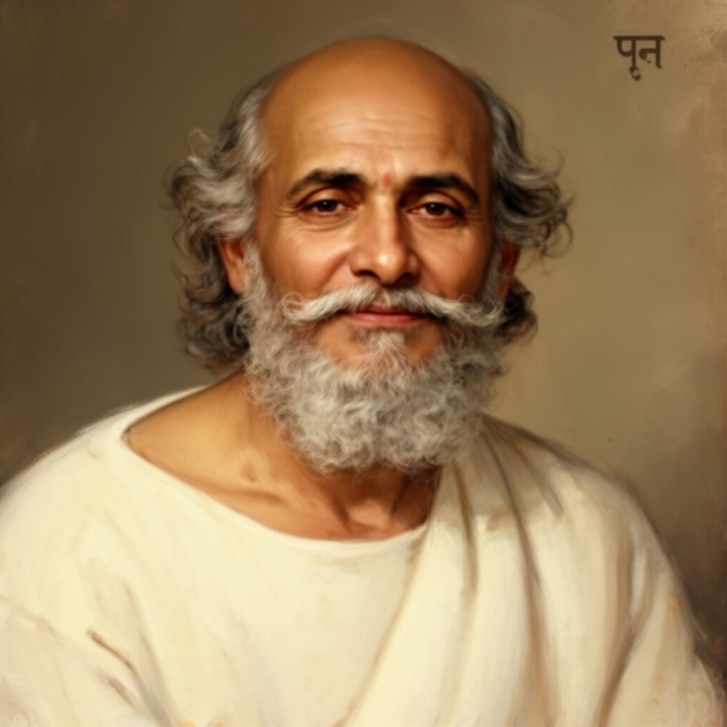 AI-generated illustration of Pāṇini
