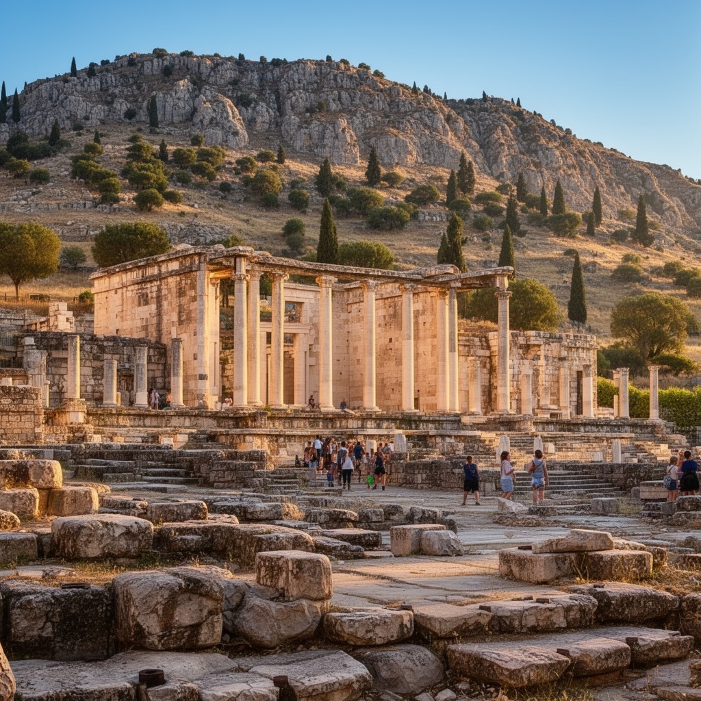 AI-generated illustration of Delphi