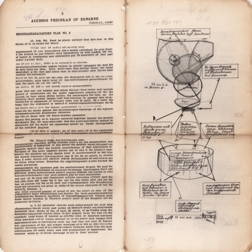 AI-generated illustration of Reorganization Plan No. 6 of 1953