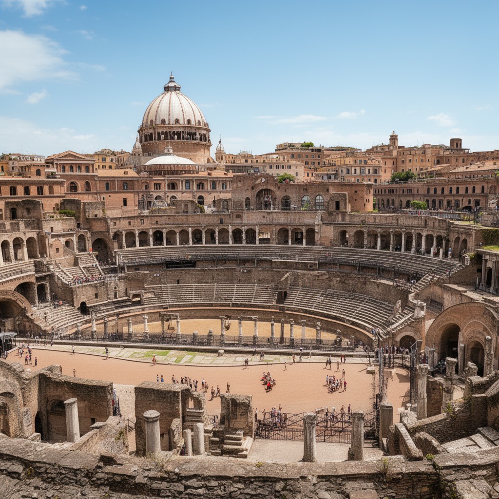 AI-generated illustration of Circus Maximus