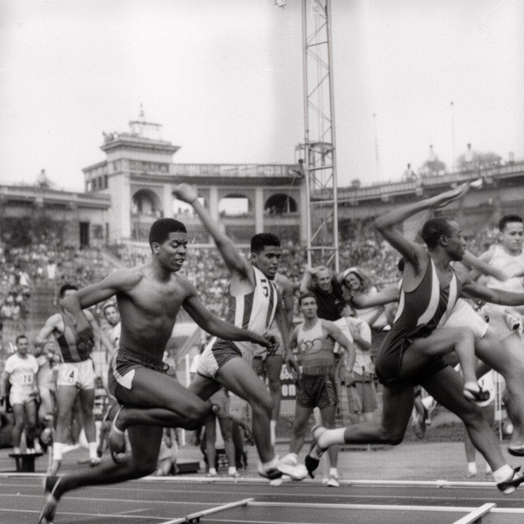 AI-generated illustration of 1960 Summer Olympics
