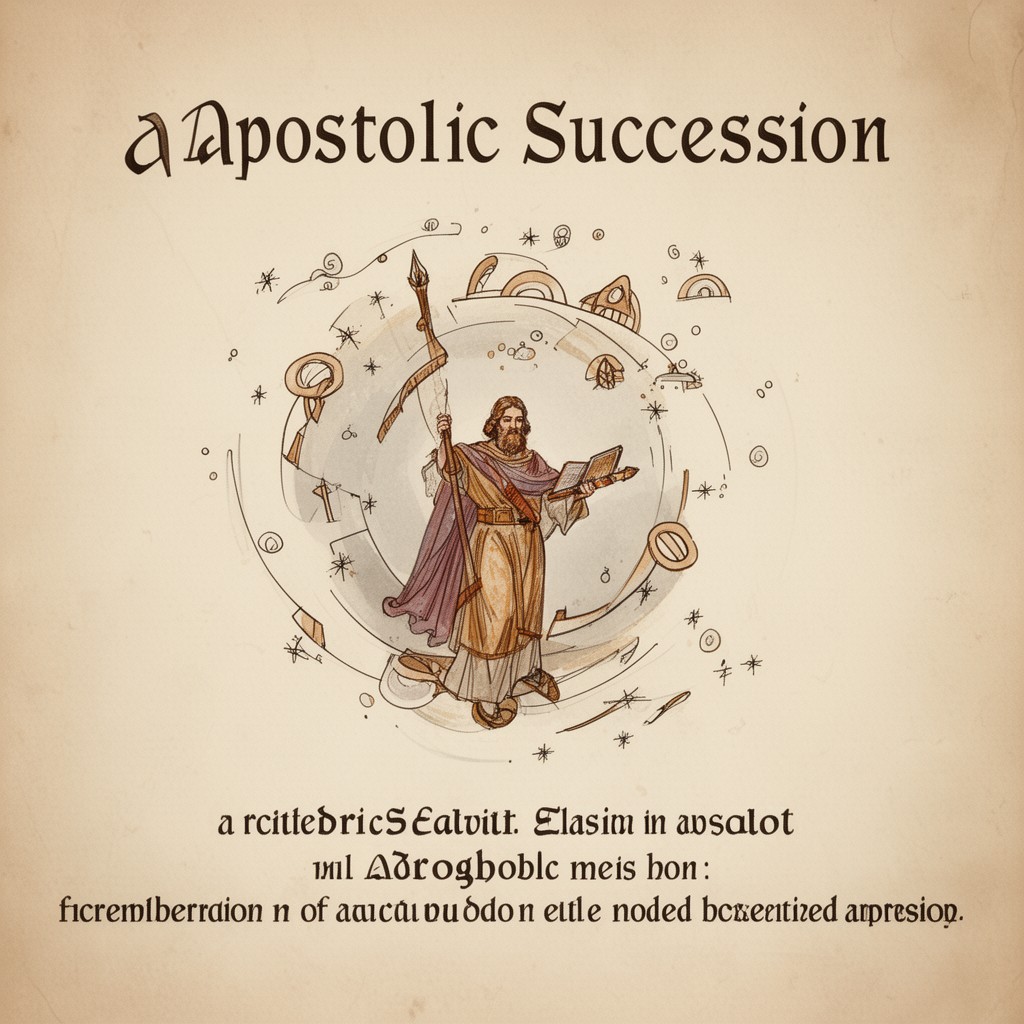 AI-generated illustration of Apostolic Succession
