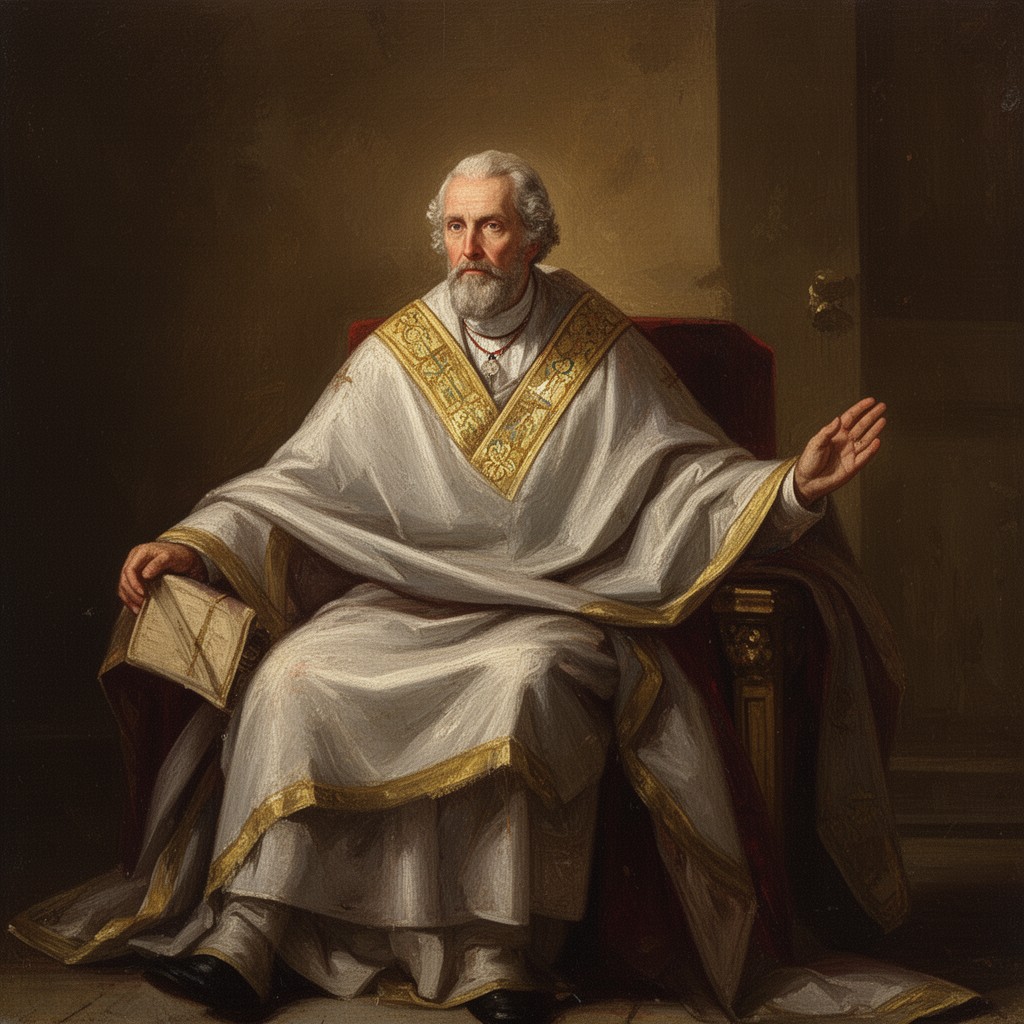 AI-generated illustration of Pastor aeternus – on the primacy and infallibility of the Roman Pontiff