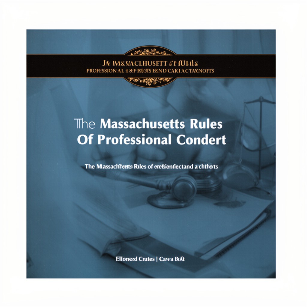 AI-generated illustration of Massachusetts Rules of Professional Conduct