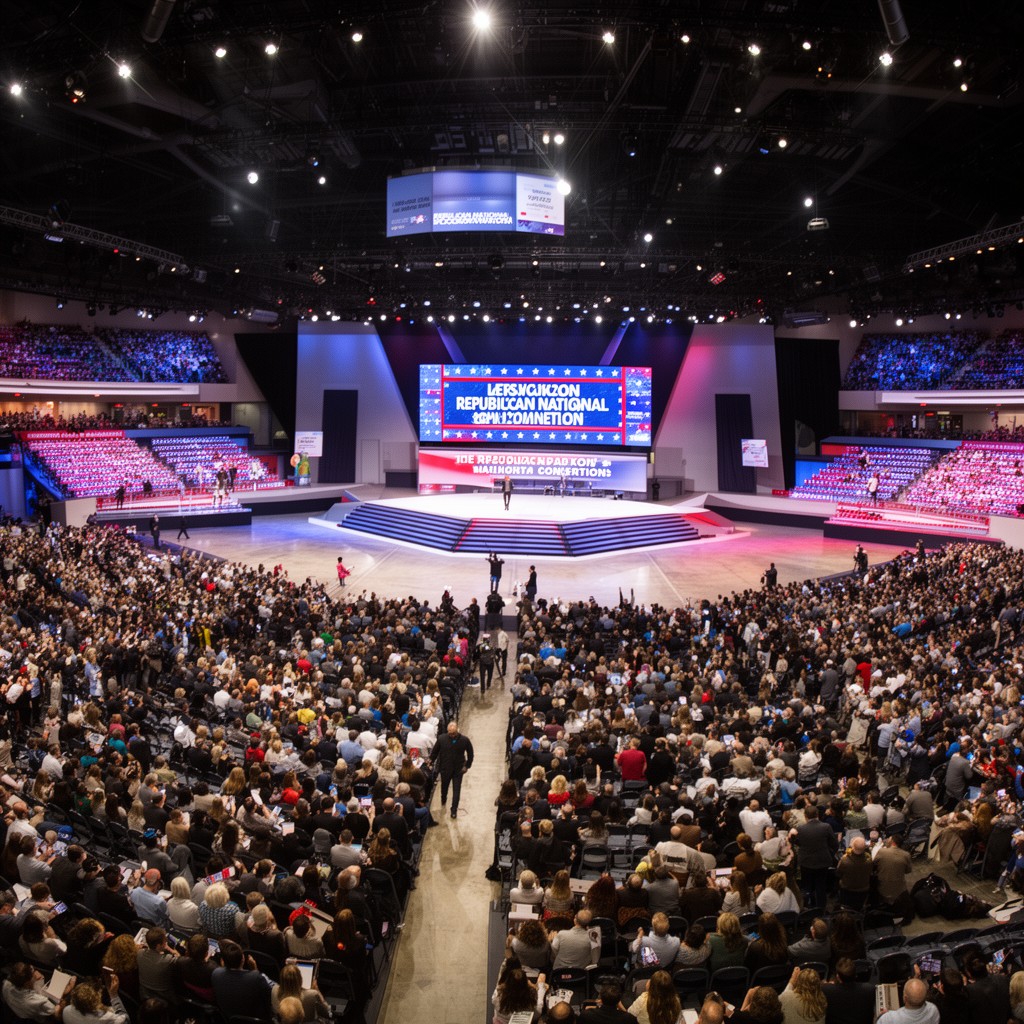 AI-generated illustration of Republican National Convention