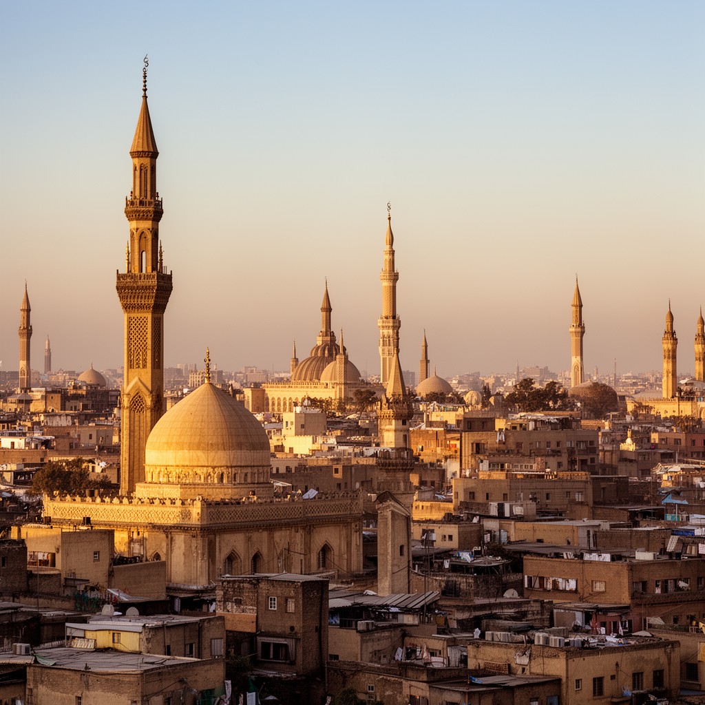 AI-generated illustration of City of a Thousand Minarets