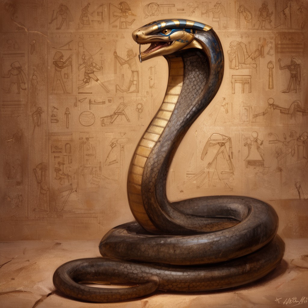 AI-generated illustration of Wadjet