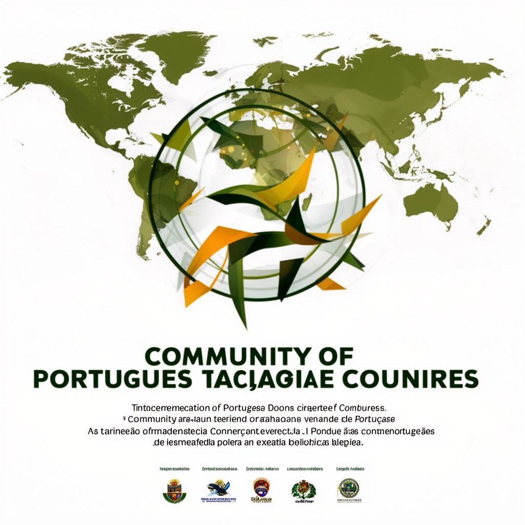 AI-generated illustration of Community of Portuguese Language Countries