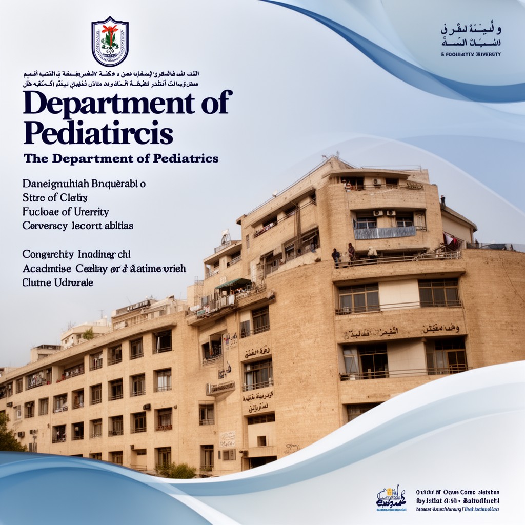 AI-generated illustration of Department of Pediatrics