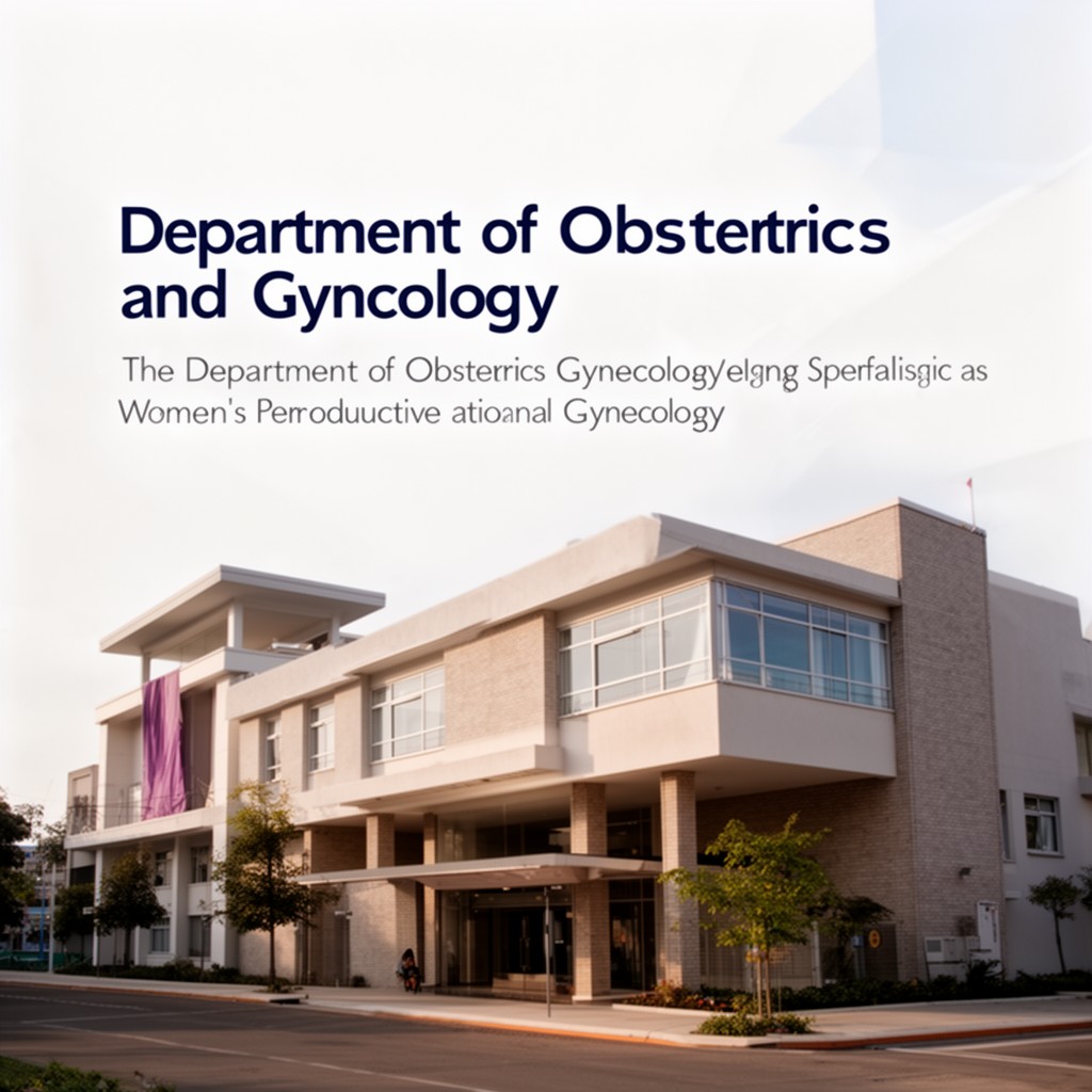 AI-generated illustration of Department of Obstetrics and Gynecology