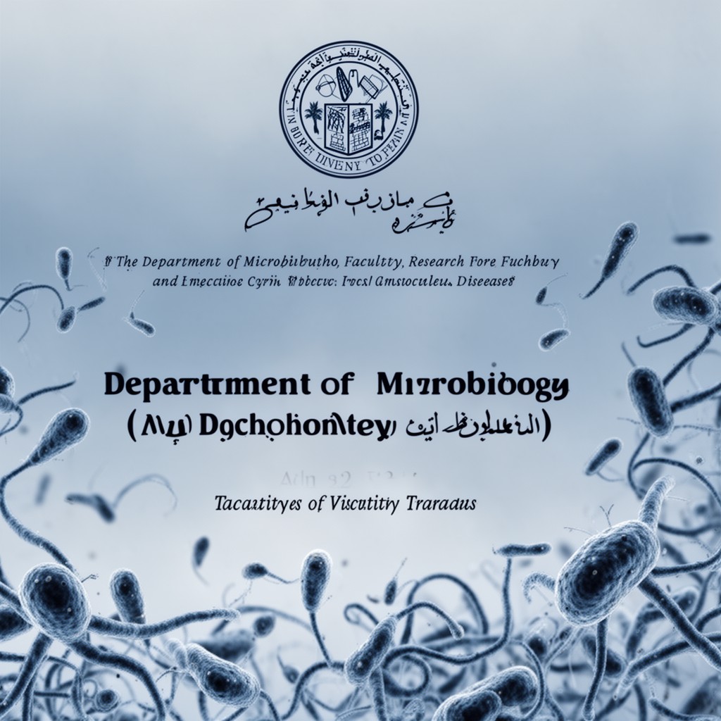 AI-generated illustration of Department of Microbiology