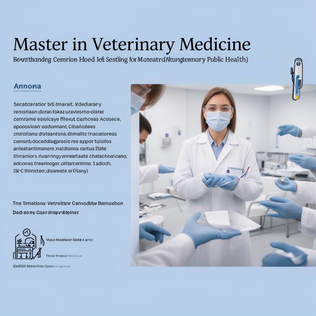 AI-generated illustration of Master in Veterinary Medicine