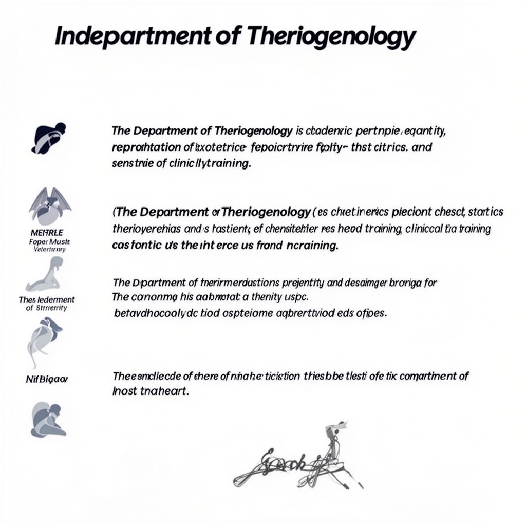 AI-generated illustration of Department of Theriogenology