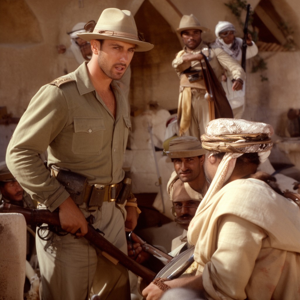 AI-generated illustration of Lawrence of Arabia