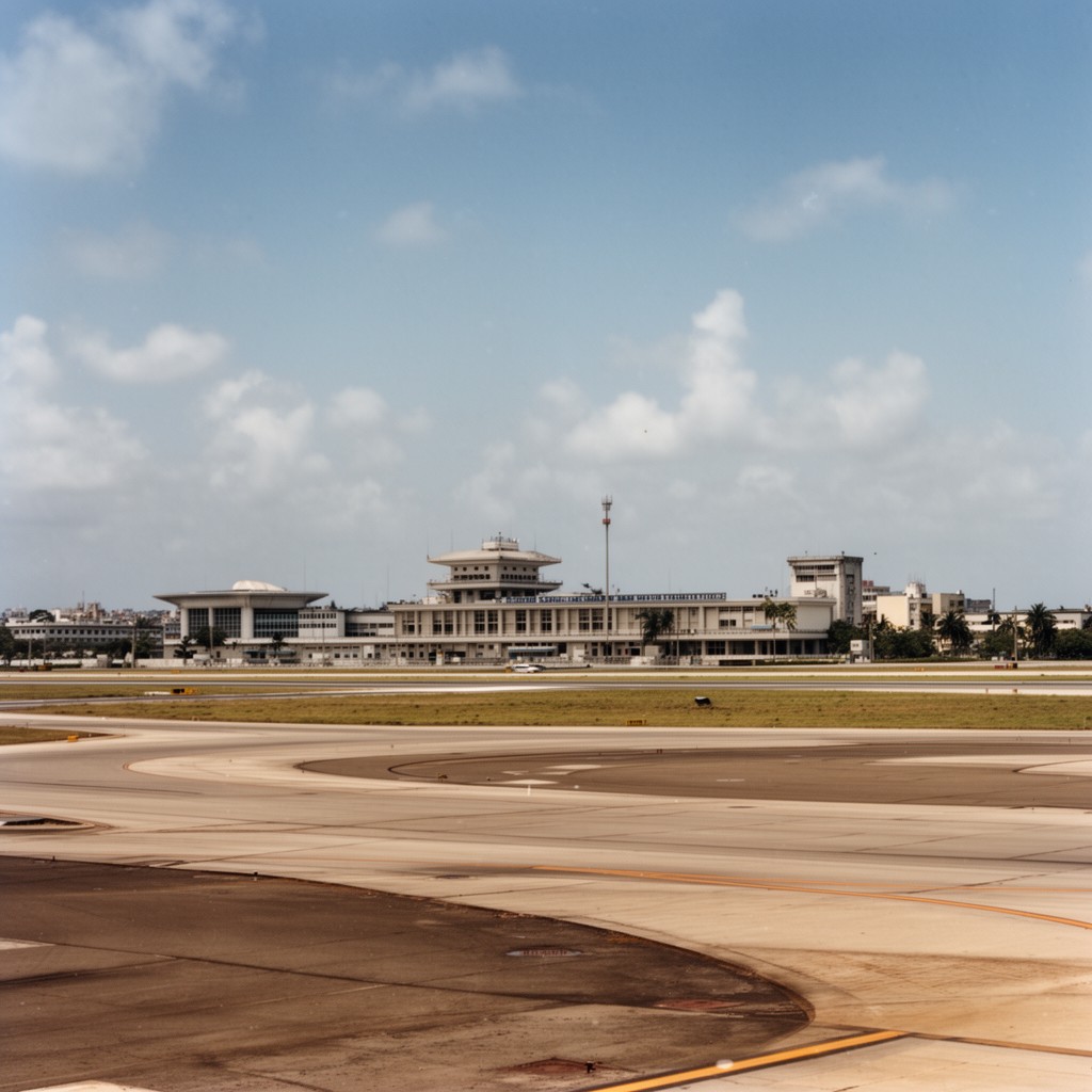 AI-generated illustration of Rancho-Boyeros Airport
