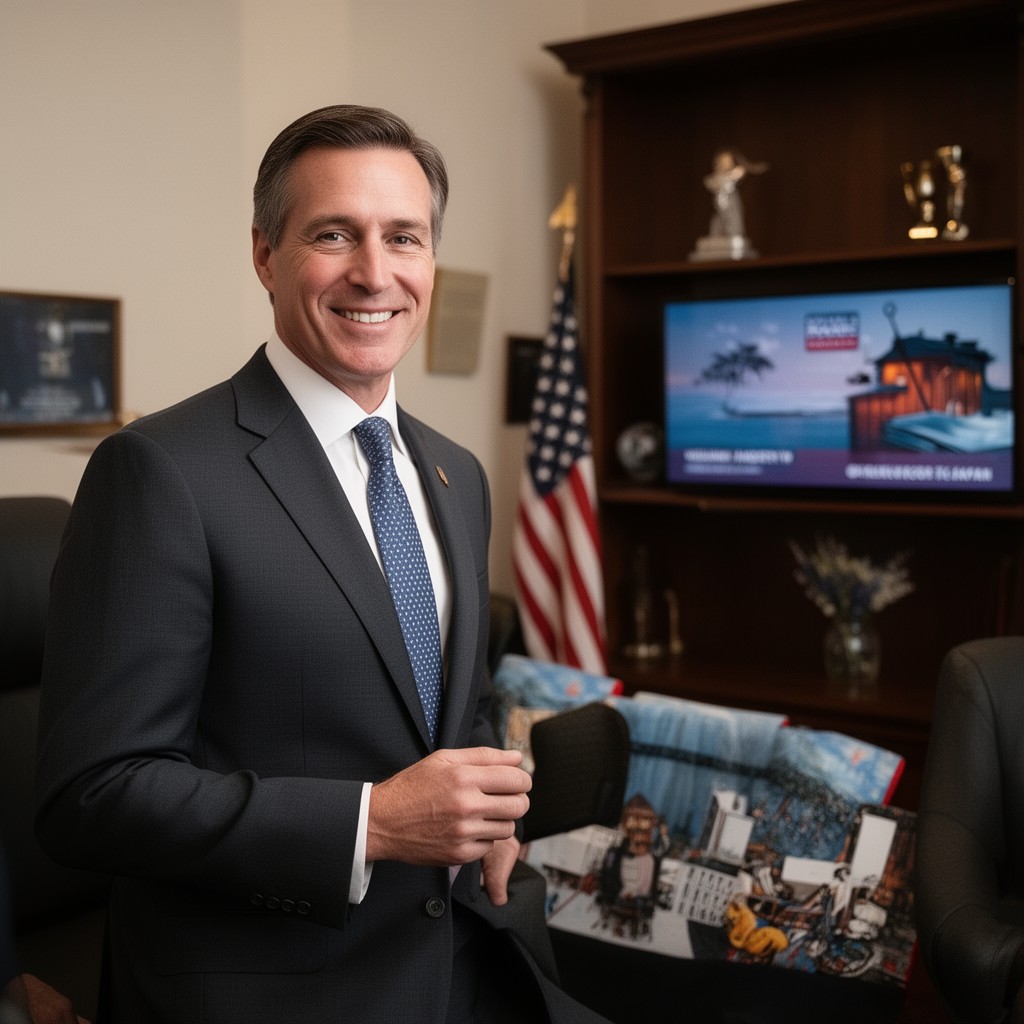 AI-generated illustration of William F. Hagerty IV (as U.S. Ambassador to Japan)