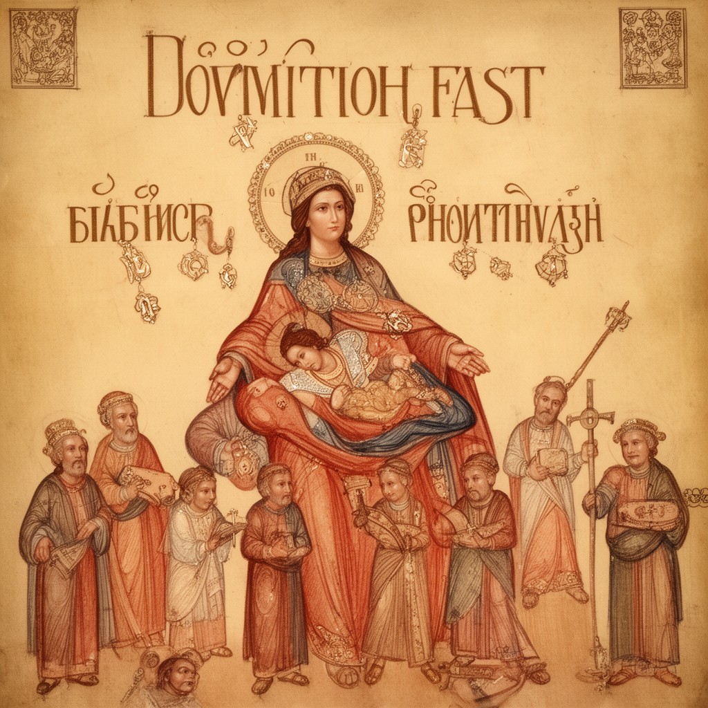 AI-generated illustration of Dormition Fast