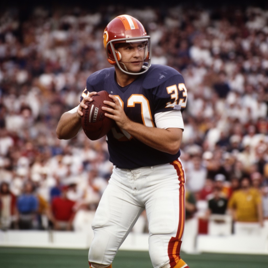 AI-generated illustration of Sonny Jurgensen