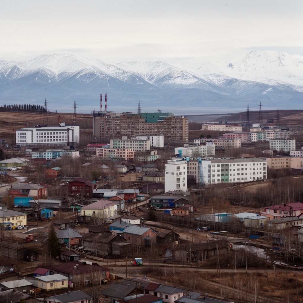 AI-generated illustration of Magadan