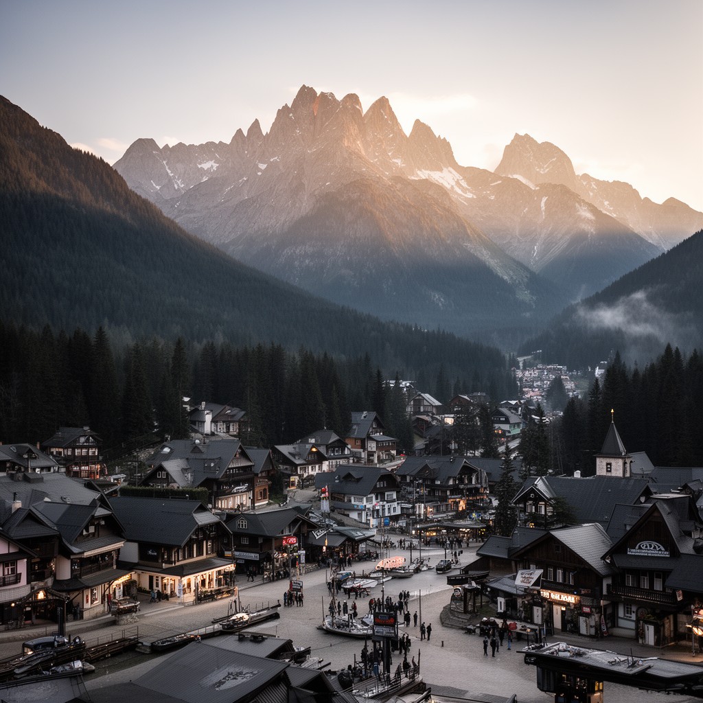 AI-generated illustration of Zakopane