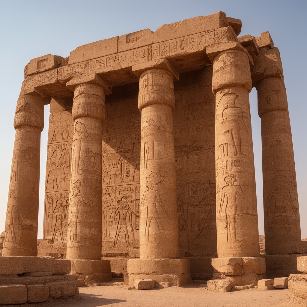 AI-generated illustration of Temple of Dakka