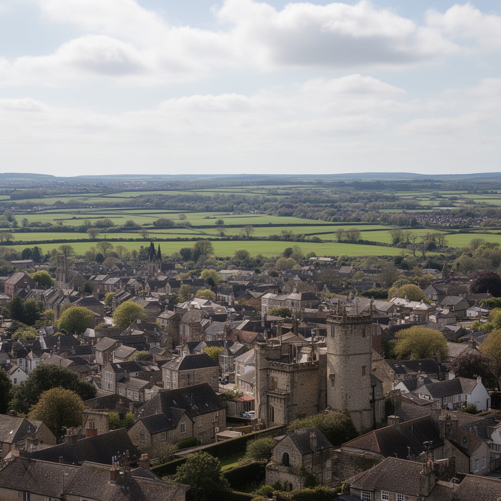 AI-generated illustration of Lincolnshire