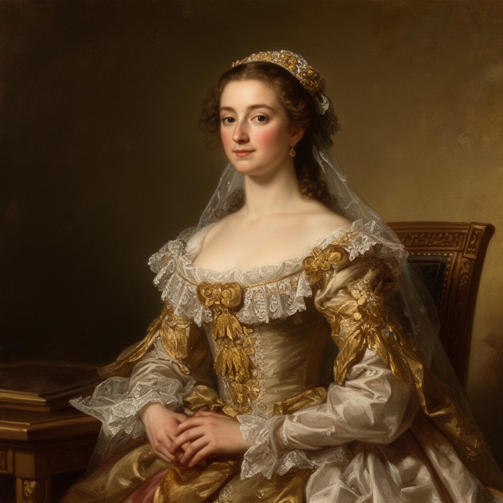 AI-generated illustration of Charlotte Amalie of Hesse-Kassel