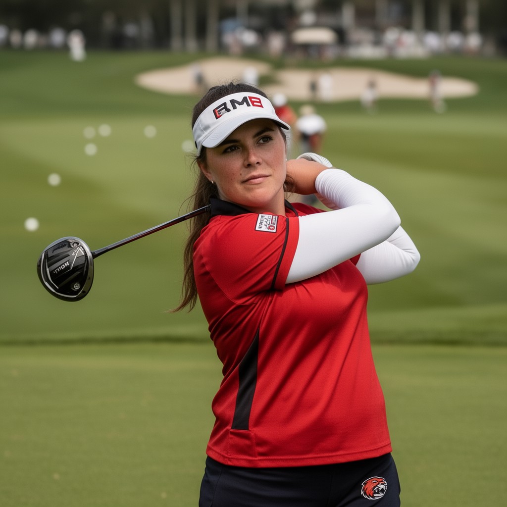 AI-generated illustration of Oregon State Beavers women’s golf