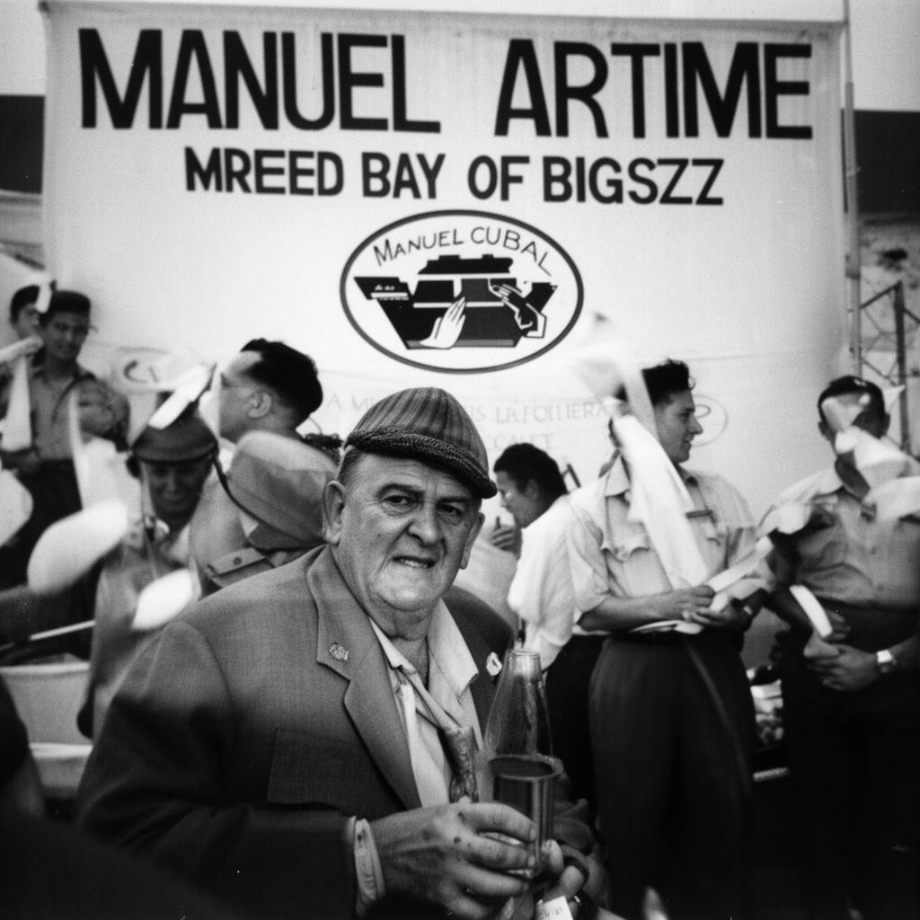 AI-generated illustration of Manuel Artime