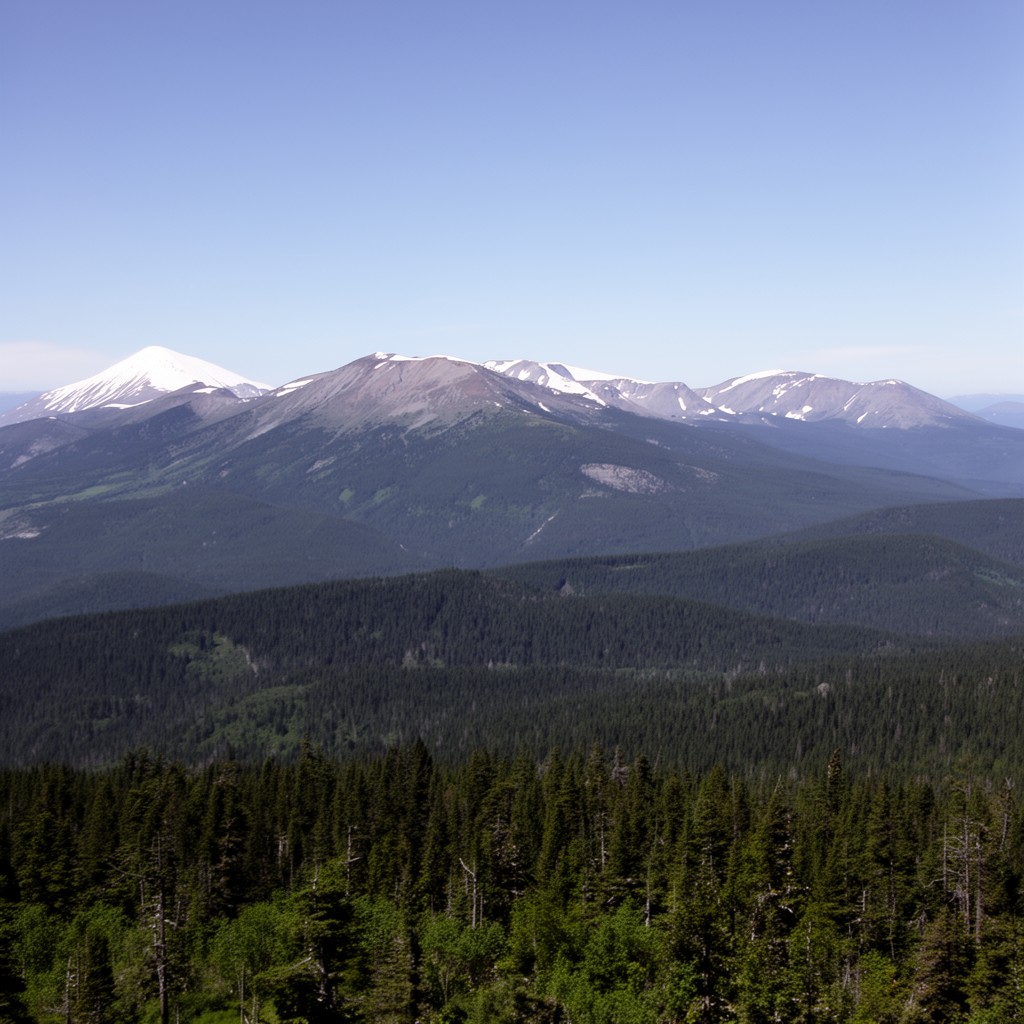 AI-generated illustration of White Mountains