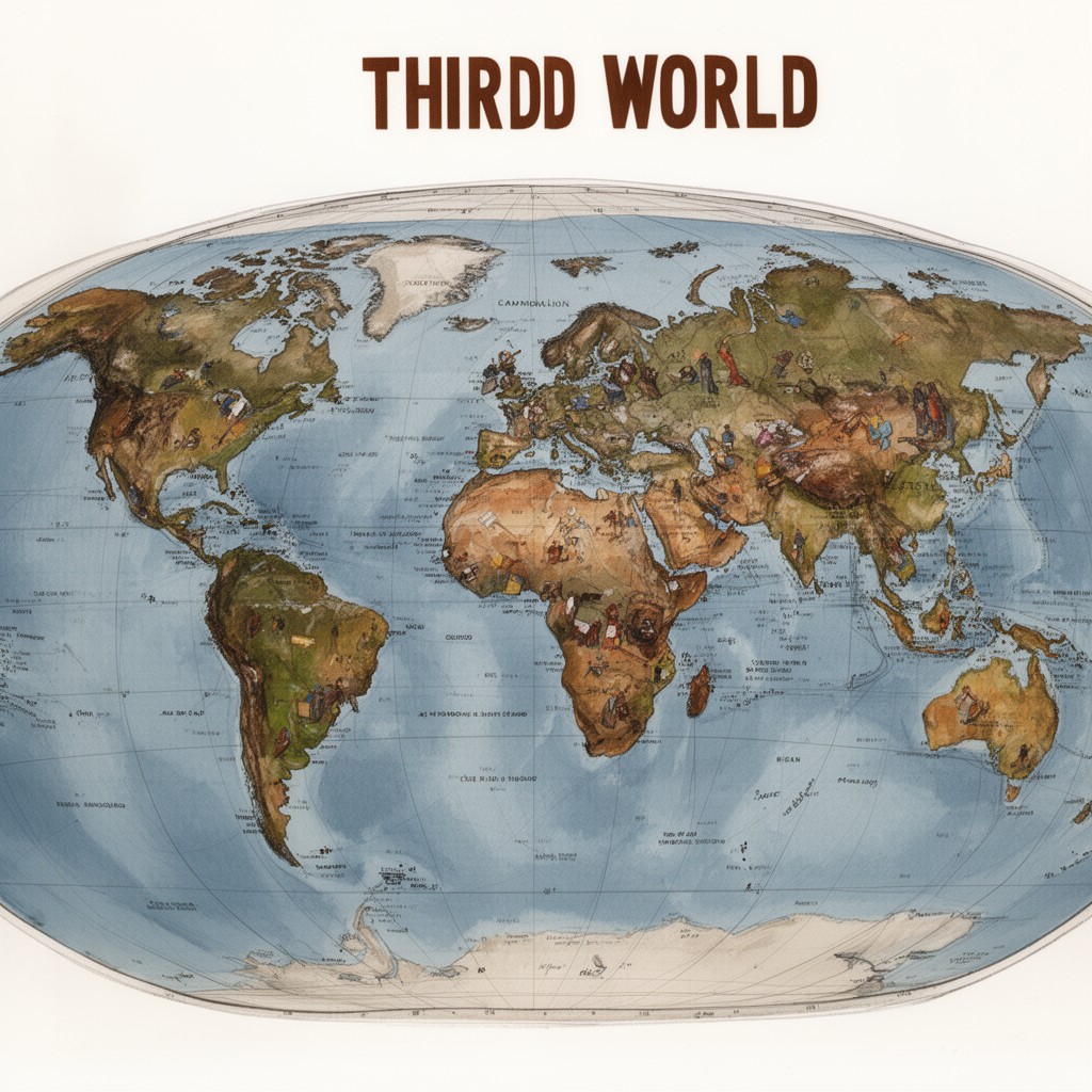 AI-generated illustration of Third World