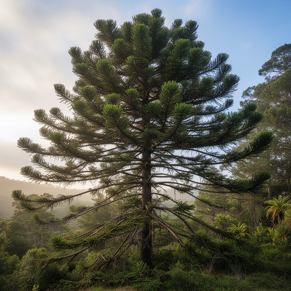 AI-generated illustration of Araucaria
